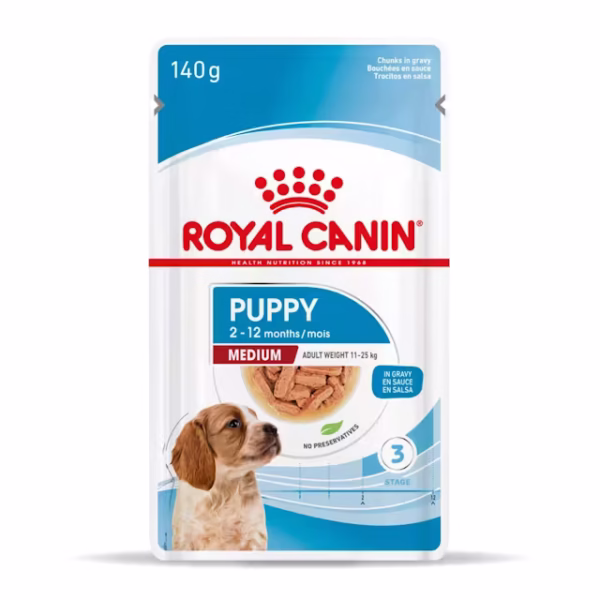Royal Canin Medium Puppy Sauce 140G