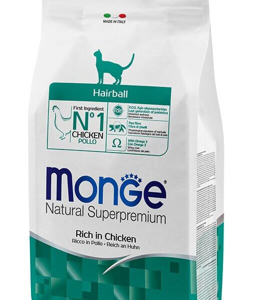 Monge Hairball Natural Superpremium 400G/1.5Kg