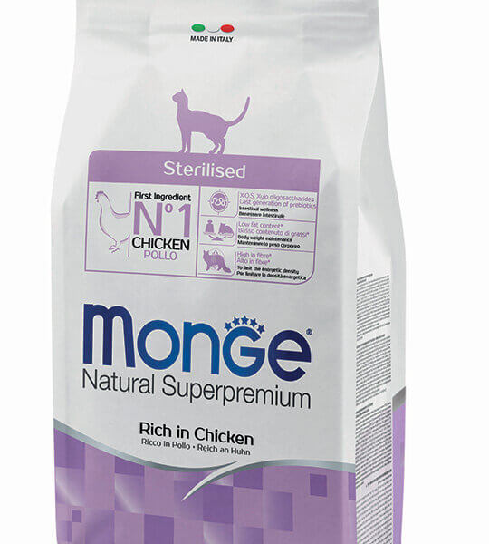 Monge Sterilised Natural Superpremium 400G/1.5Kg/10Kg