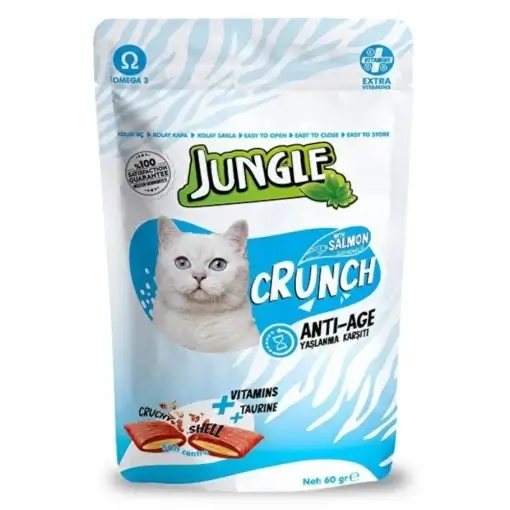 Jungle Crunch Anti Age Saumon 60G