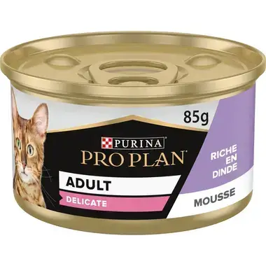 Purina Pro Plan Mousse Adult Riche en Dinde 85G