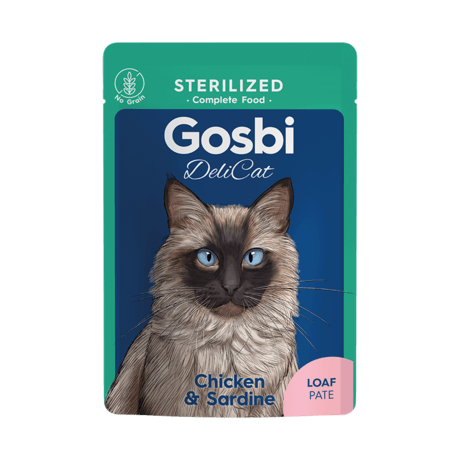 Gosbi Sterilized Chicken Sardine 70G