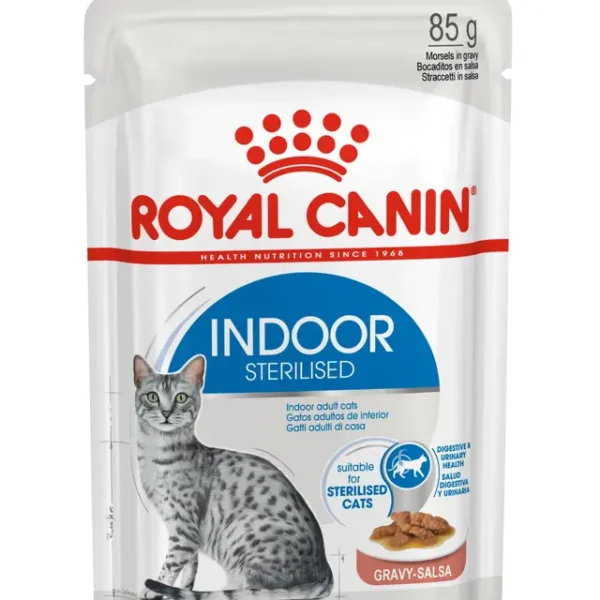 Indoor Sterilised en Sauce 85g